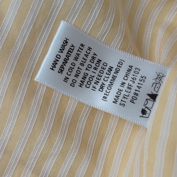 Bandit & The Babe Yellow Linen Cotton Blend Women's Oversized Blazer Size Sm - Picture 9 of 10